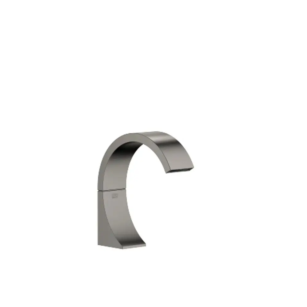 Dornbracht-CYO-Waschtisch-Stand-Auslauf-ohne Ablaufgarnitur-Ausladung 133mm-Dark Platinum gebürstet, 13715811-99 Galeriebild 1